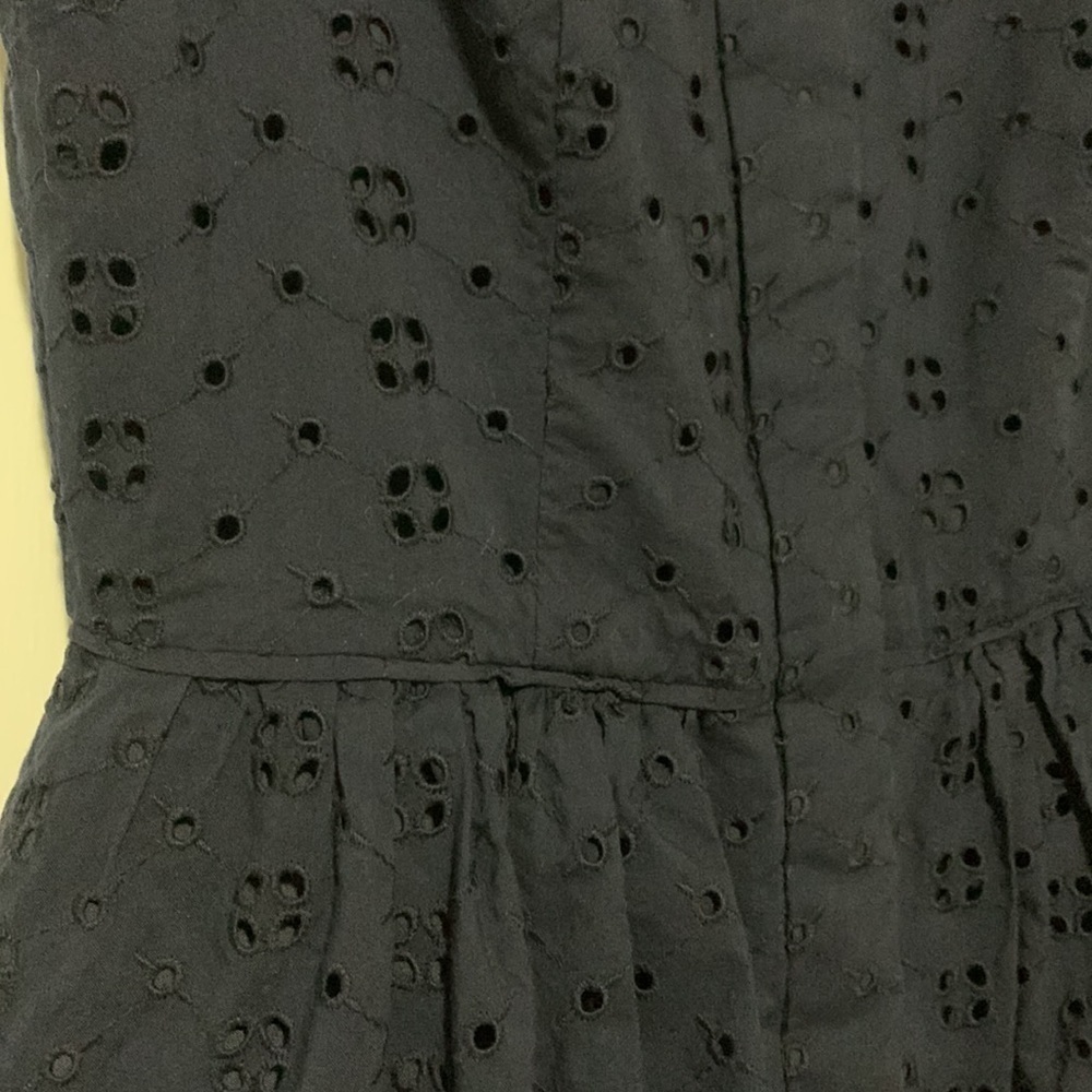 J. Crew navy sleeveless eyelet dress - Picture 5 of 14